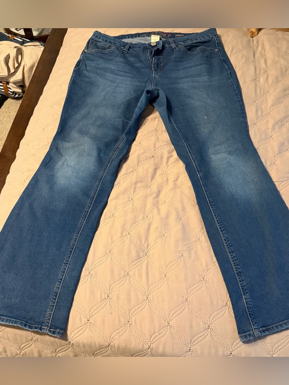 Faded Glory Women's Medium Blue Flare Jeans